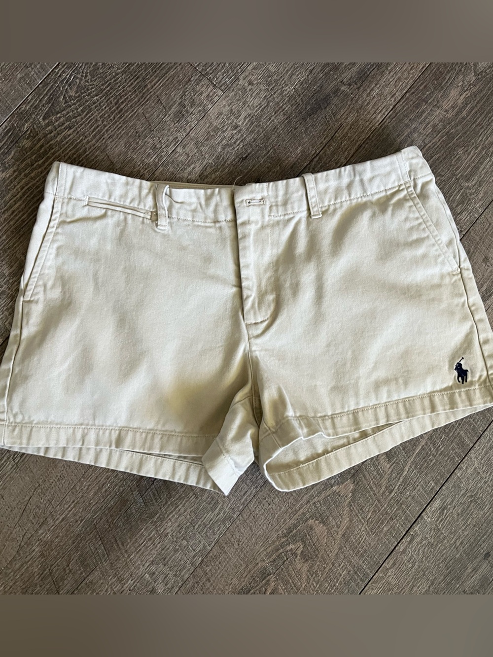 Ralph Lauren Light Khaki Cotton Jean Shorts